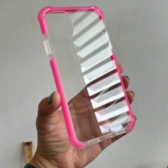 Clear Pink Bumper Case for iPhone 11 (6.1") - Picture 3 of 6